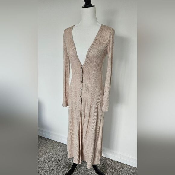 Nwt Papillon brand sweater dress/ long cardigan - Picture 1 of 8